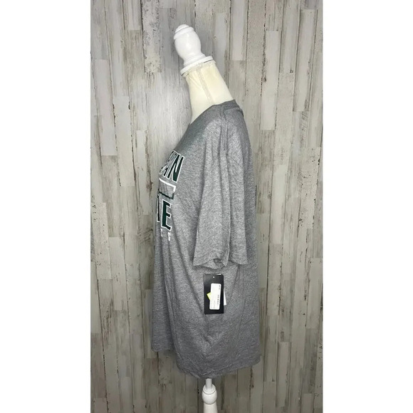 NWT Michigan State Spartans Men's‎ XL Heather Gray T-Shirt Short Sleeve - Picture 5 of 5